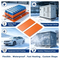 Fabricant chinois de coussin chauffant en silicone personnalisé, tapis chauffant en silicone flexible, OEM ODM, applications multiples