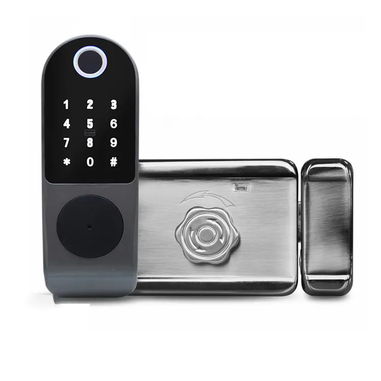 intelligent wireless waterproof electric digital Biometric fingerprint card smart locks for front door