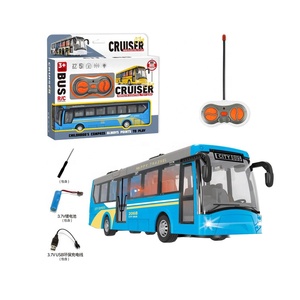 <span class=keywords><strong>Bus</strong></span> scolaire télécommandé à 5 canaux à l'échelle 1:32 avec lumières LED réalistes, <span class=keywords><strong>bus</strong></span> <span class=keywords><strong>de</strong></span> transport urbain RC rechargeable pour enfants et garçons - Product Image 3