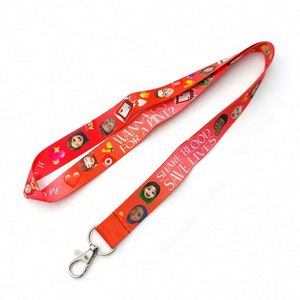 Personalized <b>Polyester</b> <b>Lanyards</b> with Logo Custom Printed 20mm Durable Eco-Friendly No Minimum Order - Product Image 2
