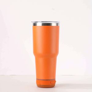 Modern Stainless Steel Coffee Mug With Thermos Capacity and <b>Speaker</b> Design - Product Image 3