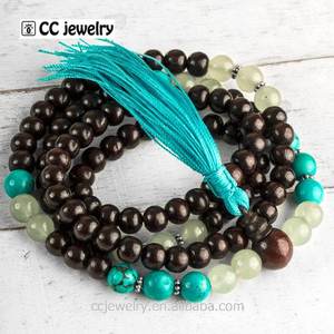 Kalung Rantai Manik-manik Rosario Perhiasan Fashion Liontin Jimat <span class=keywords><strong>Tibet</strong></span> Kalung Mala <span class=keywords><strong>Tibet</strong></span> - Product Image 6