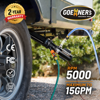 Pompe macérateur haute pression 12 V CC, 12-15 GPM, hauteur de refoulement 10 pi, aspiration 3,2 pi, autonome, pour traitement des eaux usées de camping-car