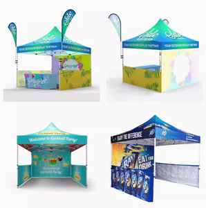 Carpa Plegable de Aluminio para Eventos, Ferias Comerciales y Publicidad, 10x10 pies, Ideal para Puestos de Comida y Catering - Product Image 2