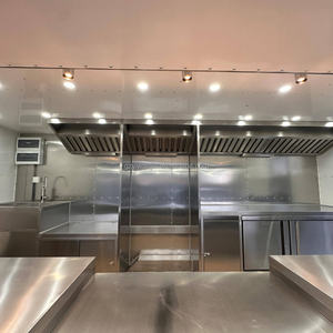 קרוואן אוכל מודרני 2026 מכולה טרומית מאובזר במלואו מטבח נייד משאית קייטרינג עם סרן כפול להמבורגר פיצה ברביקיו <span class=keywords><strong>CE</strong></span> - Product Image 5