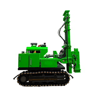 Machine de pilonnage solaire sur chenilles pour station PV Montage au sol avec composants du noyau du moteur de la <span class=keywords><strong>pompe</strong></span> à moteur - Product Image 4