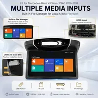 Écran de plafond 15,6'' avec télécommande pour Mercedes Benz V260 V260L Classe V, lecteur vidéo multimédia Android, miroir
