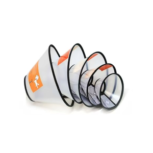 Collare Elisabeth regolabile diverse dimensioni in plastica anti-morso collari per animali domestici per cane gatto - Product Image 5