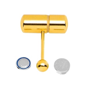Non Piercing Vibrating Tongue Ring - Silicone Glow Design