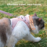 Harnais de traction pour animaux de compagnie en polyester, style gilet, anti-évasion, pour la promenade des chiens, fournitures pour animaux