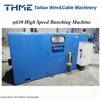 Máquina de Doble Torsión de Alta Velocidad TH-630 para Fabricación de Cables de Cobre + Máquina de Trenzado