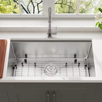 Nouvelle Évier de Cuisine Monobloc Multifonctionnel 2025 avec Affichage Numérique LED Anti-Rayures, en Acier Inoxydable 304
