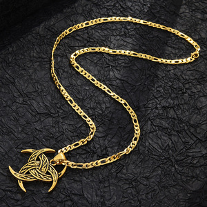 Collar de Estilo Europeo Americano, Nuevo Collar Coreano con Cuentas de Tungsteno, Cadena con Símbolo Bioquímico <span class=keywords><strong>Nuclear</strong></span>, Colgante para Estudiantes, Hombres <span class=keywords><strong>y</strong></span> Mujeres, Estilo TikTok - Product Image 3