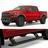 Estribos Laterales Eléctricos de Aleación de Aluminio, Instalación sin Perforación para Ford Raptor F150 F250 F350 F550 2020+