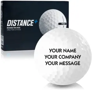 2 Piece Construction Logo Personalized Driving Range Golf Balls Practice Golf Balls