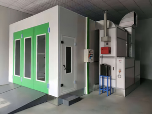 Cabine de pulvérisation de voiture électrique/Diesel/chauffage au gaz 7m * 4m taille standard salle de peinture de voiture salle de pulvérisation à base d'eau - Product Image 4