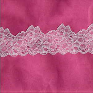 Chuỗi Hoa Wave Đàn Hồi Ren <span class=keywords><strong>Trim</strong></span> Màu Trắng - Product Image 3