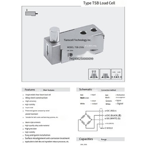 VEIDT Sensores de Pesaje para Básculas de Banda Transportadora y Plataformas American Transcell TSB-150lb, TSB-250lb - Product Image 4