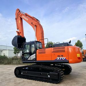 Excavadora de cadenas pesada ZX370 con cazo reforzado para extracción de rocas en canteras de montaña - Product Image 1