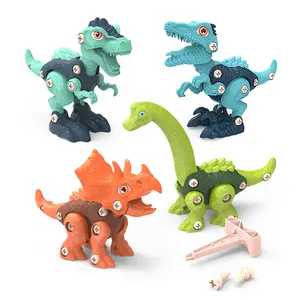 המכירה הטובה ביותר Creative חינוכיים צעצוע הרכבת צעצוע DIY דינוזאור צעצוע