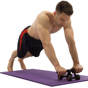 Équipement de gymnastique à domicile, 4 roues, roue abdominale, rouleau d'entraînement, roulement d'exercice, roue AB silencieuse, Offre Spéciale - Product Image 6