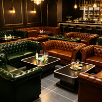 Meubles de luxe Chesterfield Club Booth Sièges Hôtel Restaurant Intérieur Moderne Bar Booth Sofa