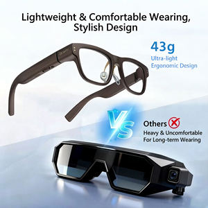 Lentes de Sol Inteligentes con MicroLED AR, Resistentes al Agua IPX6, Ligeras (43g), Traducción en Tiempo Real en 13 Idiomas, Subtítulos Bilingües - Product Image 5
