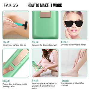 <span class=keywords><strong>Appareil</strong></span> d'épilation permanente IPL PAKISS, mode manuel/automatique, utilisation visage et corps, domicile/professionnel, certifié CE FCC 510K, garantie 1 an - Product Image 3