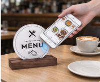 Autocollant de menu NFC : Touchez pour consulter le menu numérique sans contact du restaurant