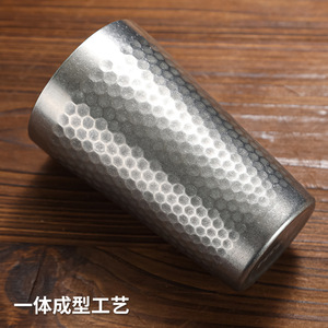 Retro Stainless Steel Cup Industrial Design Outdoor Camping Use - Product Image 3