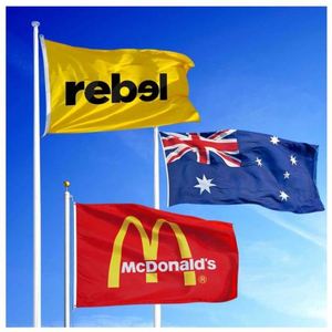 ธงสามเหลี่ยมกันน้ำพิมพ์ดิจิทัลสำหรับแคมเปญ  ขนาดสั่งทำได้  ราคาโปรโมชั่น จัดส่งเร็ว  วัสดุโพลีเอสเตอร์ 100D  พร้อมปลอกธง - Product Image 6