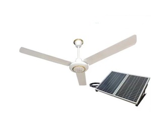 <span class=keywords><strong>Ventilateur</strong></span> de <span class=keywords><strong>Plafond</strong></span> Solaire de 50W, Adaptateur de AC-DC pour Panneau Solaire, Installation Simple et Bricolage, Ventilation de Gazebo, 24 Heures de Fonctionnement - Product Image 4