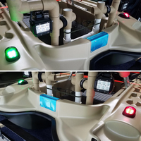 Feu de navigation à LED imperméable à l'eau Feu d'avertissement tribord pour bateau marin 12V Yacht Truck Trailer Van