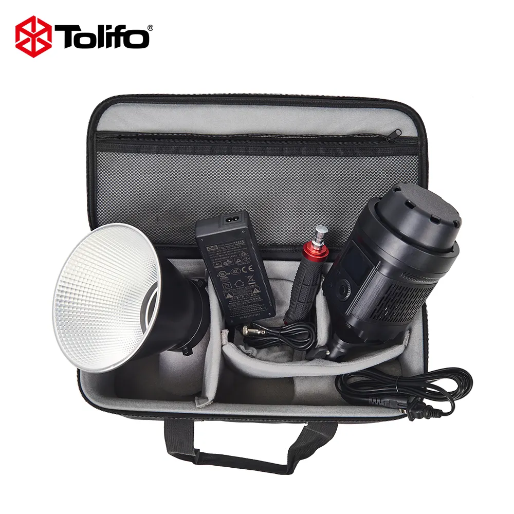 TOLIFO SK-120DB 135 Вт CRI97 + TLCI97 + Bi color Studio Bowens COB портативный V-mount Аккумулятор Источник питания светодиодный видео свет