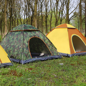 Tente de <span class=keywords><strong>camping</strong></span> d'extérieur pliable automatique à ouverture rapide, revêtement argenté anti-UV, imperméable 1000 mm, portable pour la plage, directement de l'usine - Product Image 4