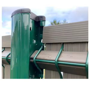 Kit d'occultation des panneaux de clôture de jardin PVC lattes rigides de confidentialité cadre métallique bande verticale 3D <span class=keywords><strong>pour</strong></span> fil d'acier à faible teneur en carbone de 2.5m - Product Image 3