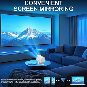<span class=keywords><strong>Projecteur</strong></span> électronique intelligent 5G portable Android 11 avec écran LED LCD, vidéo Full HD 720P, mini home cinéma, correction trapézoïdale - Product Image 6