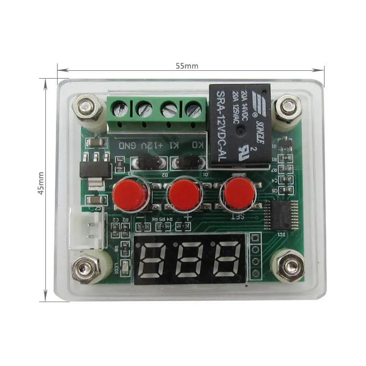 XH-W1209 W1209 Digitale Temperatuur Controller Schakelaar Thermostaat 12V 24V 10A 30A Relais