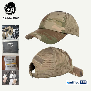 OEM/ODM Multicam Tactical <b>Cap</b> Breathable Mesh Snapback Camo Trucker Hat Custom 6 Panel <b>Baseball</b> <b>Cap</b> for Outdoor Hunting - Product Image 1