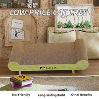 Planche à gratter ondulée moderne pour chat, idéale pour le repos, le jeu et le tranchage des griffes, prix usine bas