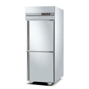 Congelador vertical comercial de acero inoxidable más vendido, refrigerador enfriador, refrigerador