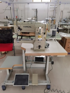 Machine à coudre à point noué à lit cylindrique pour cuir TW3-S335 TYPICAL - Product Image 2