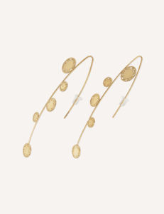 Pendientes CUCOCUCA YXQ E223 de Acero Inoxidable Color Dorado, Minimalistas y Elegantes para Primavera - Product Image 2