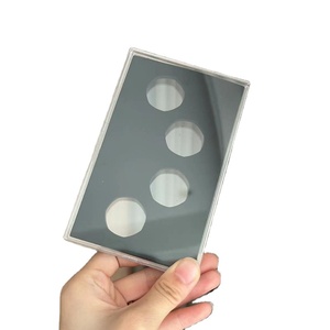 Retangular Acrylic đồng xu hiển thị trường hợp 2 hoặc 4 đồng tiền chủ với tùy chỉnh chèn bọt - Product Image 5