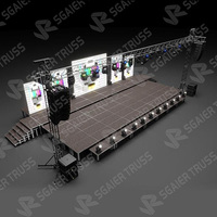 Scène Portable Événementielle Abordable à Vendre, Plateforme Modulable pour Mariage, Concert, DJ et Événements Intérieurs