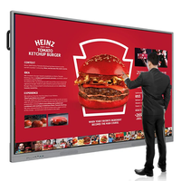 Pizarra Electrónica Interactiva 4K de 100 Pulgadas con Pantalla Táctil IR de 20 Puntos para Conferencias en Línea