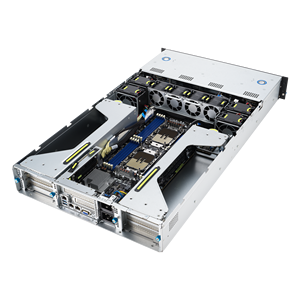 2U Dual-socket ESC4000 E11 6SFF Xeon Silver 4410Y 2*2600W PSU C741 ชิปเซ็ตในตัว - Product Image 2