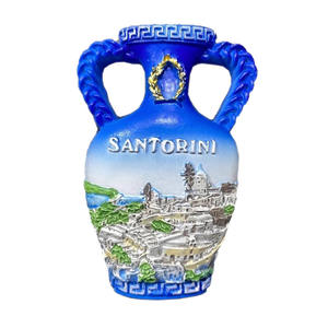 Autocollant de réfrigérateur souvenir personnalisé de tourisme de la <span class=keywords><strong>mer</strong></span> <span class=keywords><strong>Égée</strong></span> grecque île de Halkidiki RHODES aimant de réfrigérateur en forme de bouilloire créative 3D - Product Image 6