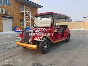 Auto Eléctrico Clásico Vintage de 8 Plazas para Recorridos Turísticos, con Batería de Plomo-Ácido, Velocidad Máxima de 60 km/h, Estilo Real de Lujo para Recorridos Urbanos - Product Image 5