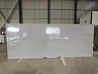 Conteneur de stockage autoportant en boîte plate, pliable, isolé, anti-condensation, pulvérisé, personnalisé, 20 pieds